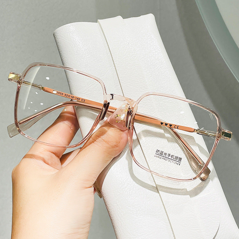 Sin Style Plain Men And Women Plain Myopia Glasses