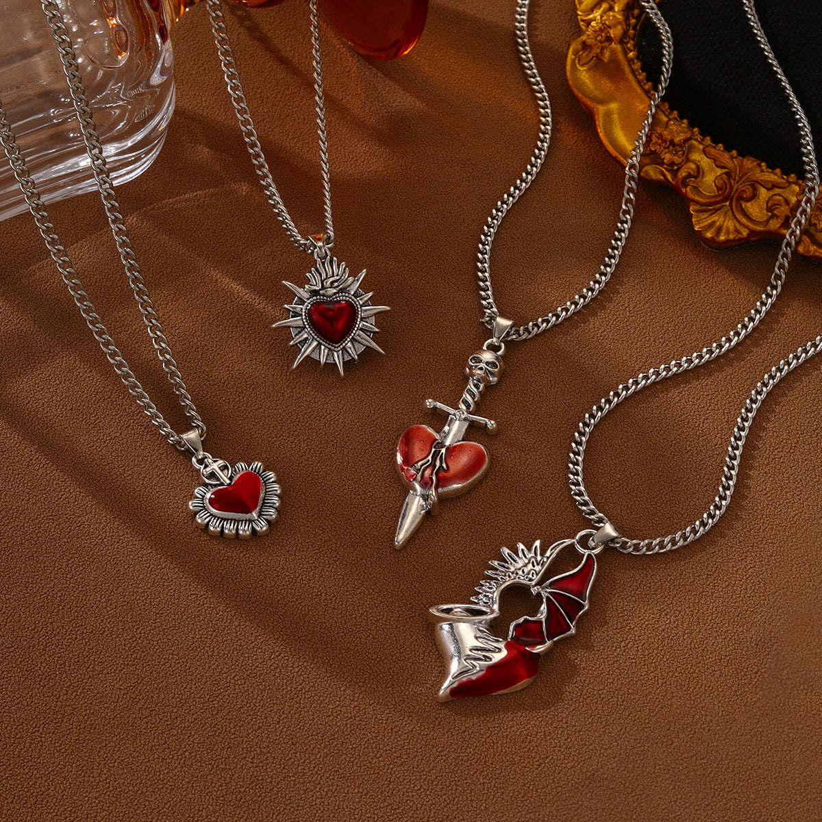 All-Hallows'-Eve Dark Gothic-style Necklace Thats Easy To Style With Any Outfit