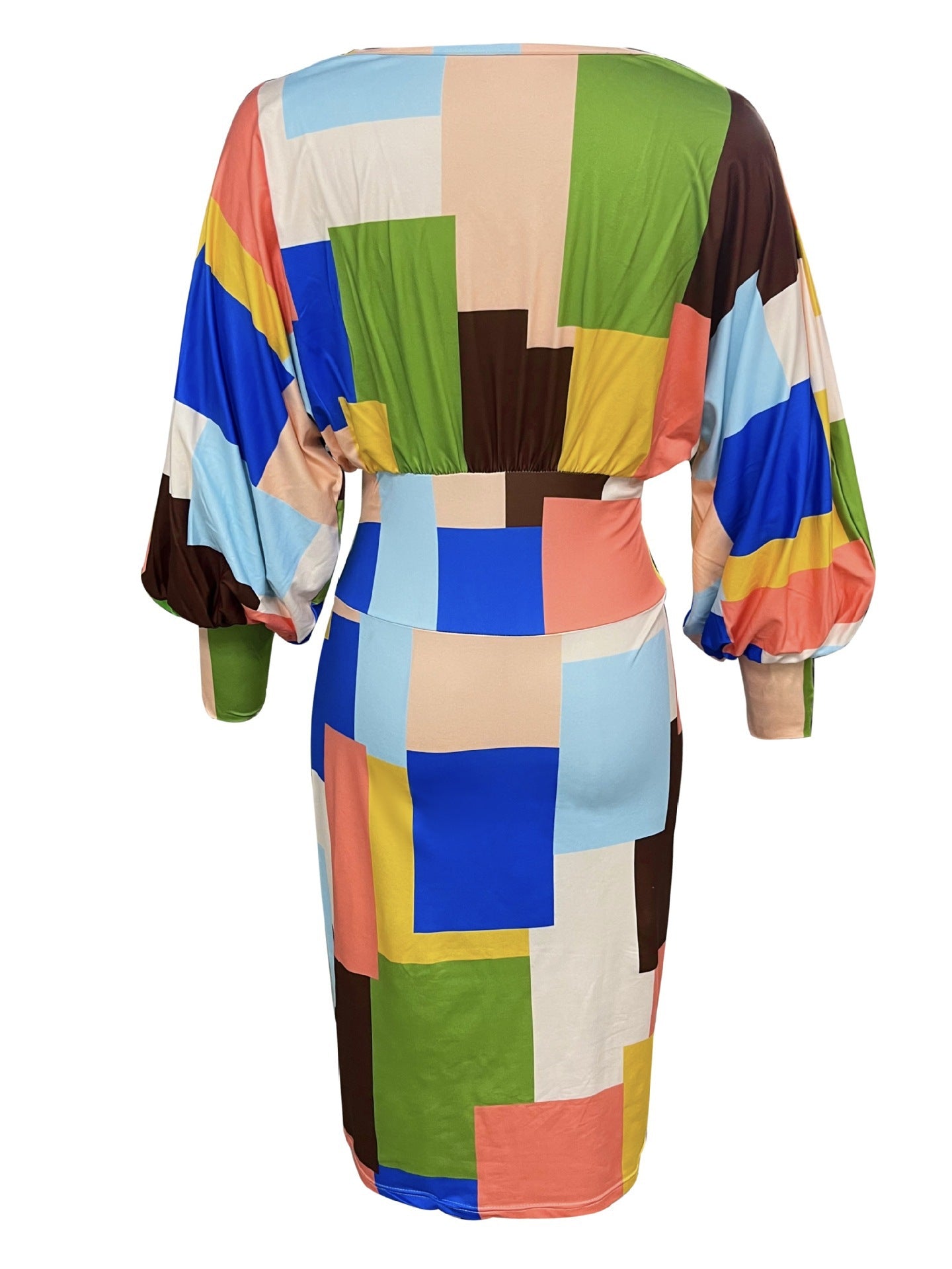 Sexy Hip-Hugging V-Neck Long-Sleeve Casual Dress For Women